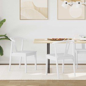 Silla de comedor 2 pcs y Madera de Caucho Sólido en Sillas de comedor | Comprar online en Foru.es