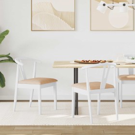 Silla de comedor 2 pcs y marrón Madera de Caucho Sólido en Sillas de comedor | Comprar online en Foru.es