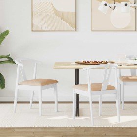 Silla de comedor 2 pcs y marrón Madera de Caucho Sólido en Sillas de comedor | Comprar online en Foru.es