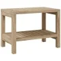 Mesa auxiliar de baño madera maciza de teca 60x30x45 cm de vidaXL, Accesorios para el baño - Ref: Foro24-340746, Precio: 76,3...