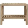 Mesa auxiliar de baño madera maciza de teca 60x30x45 cm de vidaXL, Accesorios para el baño - Ref: Foro24-340746, Precio: 76,3...