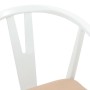 Silla de comedor 2 pcs y marrón Madera de Caucho Sólido en Sillas de comedor | Comprar online en Foru.es