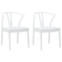 Silla de comedor 2 pcs y Madera de Caucho Sólido en Sillas de comedor | Comprar online en Foru.es