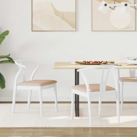 Silla de comedor 2 pcs y marrón Madera de Caucho Sólido en Sillas de comedor | Comprar online en Foru.es