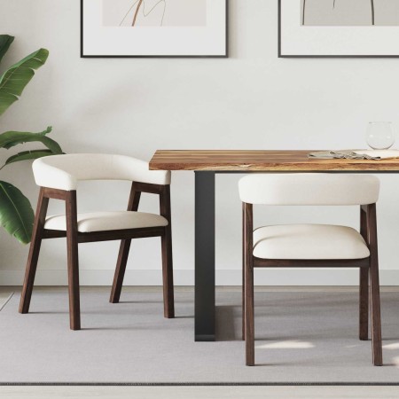 Sillas de comedor 2 pcs Marrón Claro 54 x 57 x 73 cm en Sillas de comedor | Comprar online en Foru.es