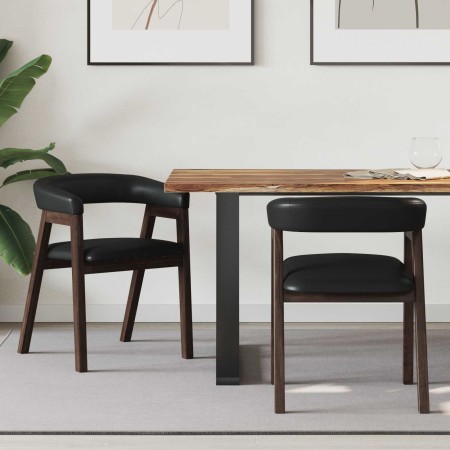 Sillas de comedor 2 pcs Marrón Claro 54 x 57 x 73 cm en Sillas de comedor | Comprar online en Foru.es