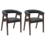 Sillas de comedor 2 pcs Marrón Claro 54 x 57 x 73 cm en Sillas de comedor | Comprar online en Foru.es
