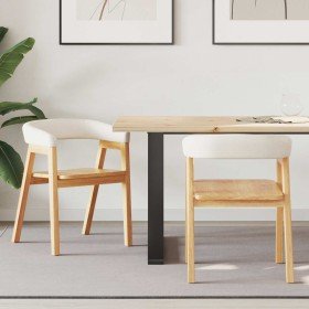 Sillas de comedor 2 pcs Natural 54 x 57 x 73 cm en Sillas de comedor | Comprar online en Foru.es