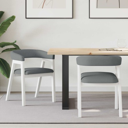 Sillas de comedor 2 pcs 54 x 57 x 73 cm Madera de Caucho Sólida en Sillas de comedor | Comprar online en Foru.es