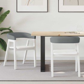 Sillas de comedor 2 pcs 54 x 57 x 73 cm Madera de Caucho Sólida en Sillas de comedor | Comprar online en Foru.es