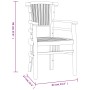 Juego de comedor para jardín 3 pzas madera maciza de teca de vidaXL, Conjuntos de jardín - Ref: Foro24-3155759, Precio: 397,1...