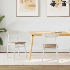 Silla de comedor 2 pcs y marrón Madera de Caucho Sólido en Sillas de comedor | Comprar online en Foru.es