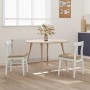 Silla de comedor 2 pcs y marrón Madera de Caucho Sólido en Sillas de comedor | Comprar online en Foru.es