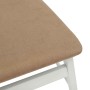 Silla de comedor 2 pcs y marrón Madera de Caucho Sólido en Sillas de comedor | Comprar online en Foru.es