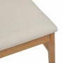 Silla de comedor 2 pcs Natural y claro Madera de Caucho Sólido en Sillas de comedor | Comprar online en Foru.es