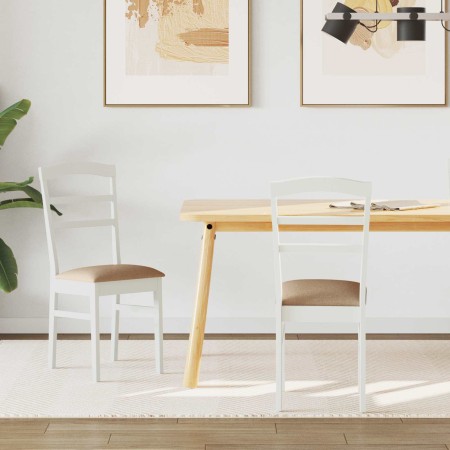 Silla de comedor 2 pcs y marrón Madera de Caucho Sólido en Sillas de comedor | Comprar online en Foru.es