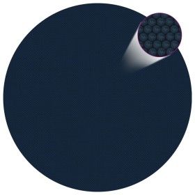 Cubierta solar de piscina de PE flotante negro y azul 300 cm de vidaXL, Cubiertas para piscina - Ref: Foro24-92973, Precio: 3...