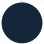 Cubierta solar de piscina de PE flotante negro y azul 300 cm de vidaXL, Cubiertas para piscina - Ref: Foro24-92973, Precio: 3...