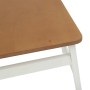 Silla de comedor 2 pcs y Natural Madera de Caucho Sólido en Sillas de comedor | Comprar online en Foru.es