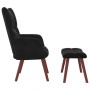 Silla de relax 2 pcs Negro Terciopelo en Sillones | Comprar online en Foru.es