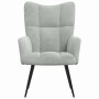 Silla de relax Gris Claro 70 x 61 x 96,5 cm Terciopelo en Sillones | Comprar online en Foru.es