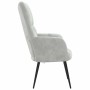 Silla de relax Gris Claro 70 x 61 x 96,5 cm Terciopelo en Sillones | Comprar online en Foru.es