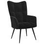 Silla de relax Negro 70 x 61 x 96,5 cm Terciopelo en Sillones | Comprar online en Foru.es