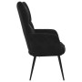 Silla de relax Negro 70 x 61 x 96,5 cm Terciopelo en Sillones | Comprar online en Foru.es