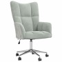 Silla de relax Gris Claro 62 x 68,5 x 105 cm Terciopelo en Sillones | Comprar online en Foru.es