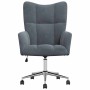 Silla de relax Gris oscuro 62 x 68,5 x 105 cm Terciopelo en Sillones | Comprar online en Foru.es