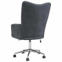 Silla de relax Gris oscuro 62 x 68,5 x 105 cm Terciopelo en Sillones | Comprar online en Foru.es