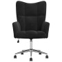 Silla de relax con ruedas Negro 62 x 68,5 x 105 cm Terciopelo en Sillones | Comprar online en Foru.es