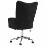 Silla de relax con ruedas Negro 62 x 68,5 x 105 cm Terciopelo en Sillones | Comprar online en Foru.es
