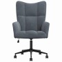 Silla de relax Gris oscuro 62 x 68,5 x 105 cm Terciopelo en Sillones | Comprar online en Foru.es
