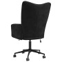 Silla de relax con ruedas Negro 62 x 68,5 x 105 cm Terciopelo en Sillones | Comprar online en Foru.es