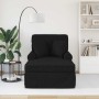 Chaise Lounge con Falda con cojín Negro 91 x 157 x 91 cm tela en Divanes | Comprar online en Foru.es