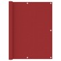 Toldo para balcón tela oxford rojo 120x400 cm en Sombrillas | Comprar online en Foru.es