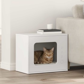 Casa para Gatos 51 x 30 x 42 cm Madera de ingeniería en Mobiliario para gatos | Comprar online en Foru.es