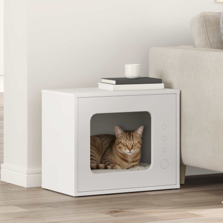 Casa para Gatos 51 x 30 x 42 cm Madera de ingeniería en Mobiliario para gatos | Comprar online en Foru.es