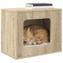 Casa para Gatos Sonoma 51 x 30 x 42 cm Madera de ingeniería en Mobiliario para gatos | Comprar online en Foru.es