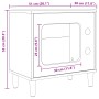 Casa para Gatos 51 x 30 x 52 cm Madera de ingeniería en Mobiliario para gatos | Comprar online en Foru.es
