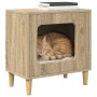 Casa para Gatos Sonoma 51 x 30 x 52 cm Madera de ingeniería en Mobiliario para gatos | Comprar online en Foru.es