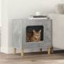 Casa para Gatos Concreto 51 x 30 x 52 cm Madera de ingeniería en Mobiliario para gatos | Comprar online en Foru.es