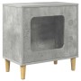 Casa para Gatos Concreto 51 x 30 x 52 cm Madera de ingeniería en Mobiliario para gatos | Comprar online en Foru.es