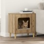 Casa para Gatos Roble Artesanal 51 x 30 x 52 cm en Mobiliario para gatos | Comprar online en Foru.es