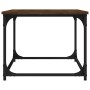 Mesa de centro madera y hierro roble marrón 80x50x40 cm de vidaXL, Mesas de centro - Ref: Foro24-823296, Precio: 42,27 €, Des...
