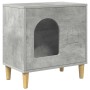 Casa para Gatos Concreto 51 x 30 x 52 cm Madera de ingeniería en Mobiliario para gatos | Comprar online en Foru.es