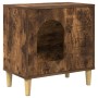 Casa para Gatos Roble ahumado 51 x 30 x 52 cm en Mobiliario para gatos | Comprar online en Foru.es