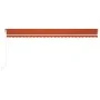 Toldo automático retráctil naranja y marrón 600x350 cm de vidaXL, Toldos - Ref: Foro24-3069050, Precio: 839,29 €, Descuento: %