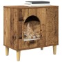 Casa para Gatos Madera vieja 51 x 30 x 52 cm en Mobiliario para gatos | Comprar online en Foru.es